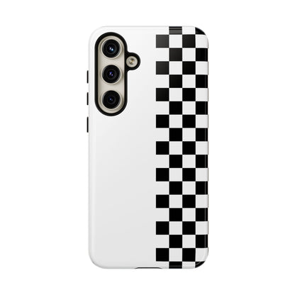 Checker Stripe Tough Phone Case
