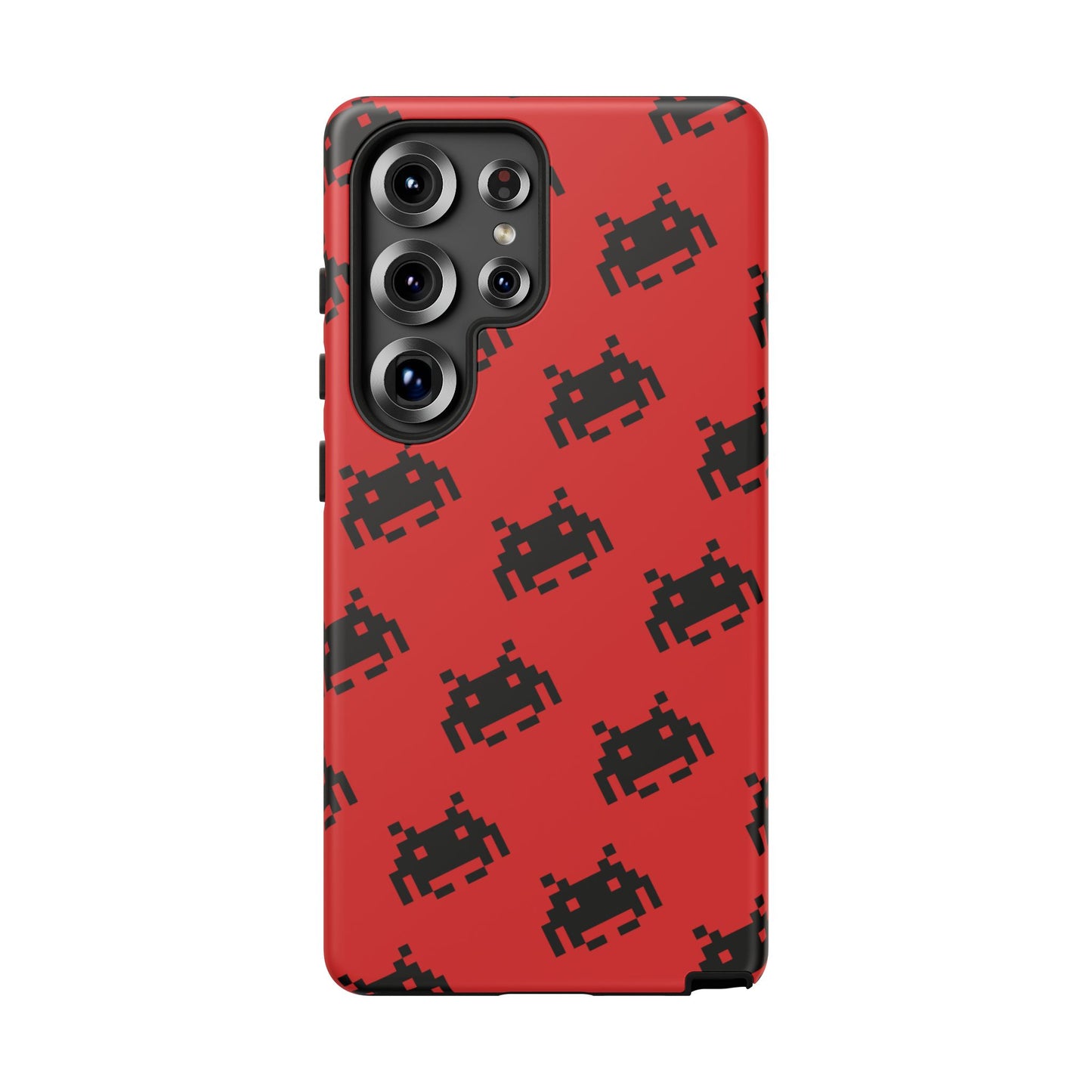 Red Pixel Alien Tough Phone Case