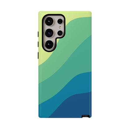 Coastal Green Wave Tough Phone Case
